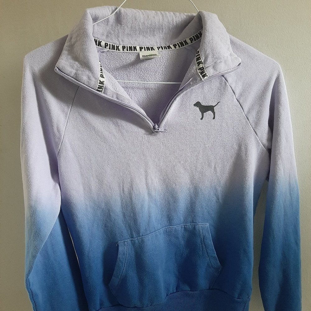 Pink Victoria Secret long sleeve sweatshirt xs